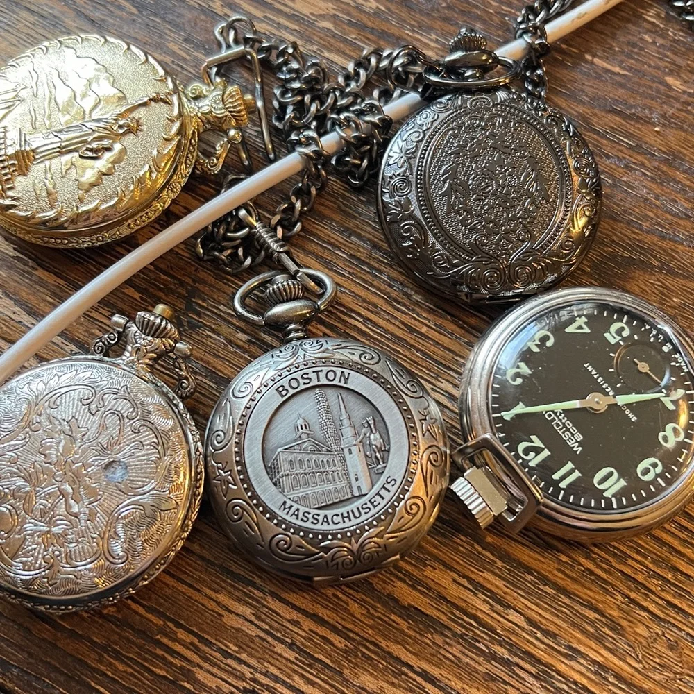 Lot mens project pocket watches Harley Davidson murder